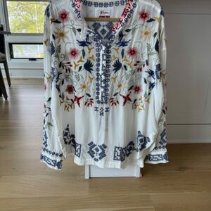 Johnny Was Adorable Cotton Top XS (runs big)